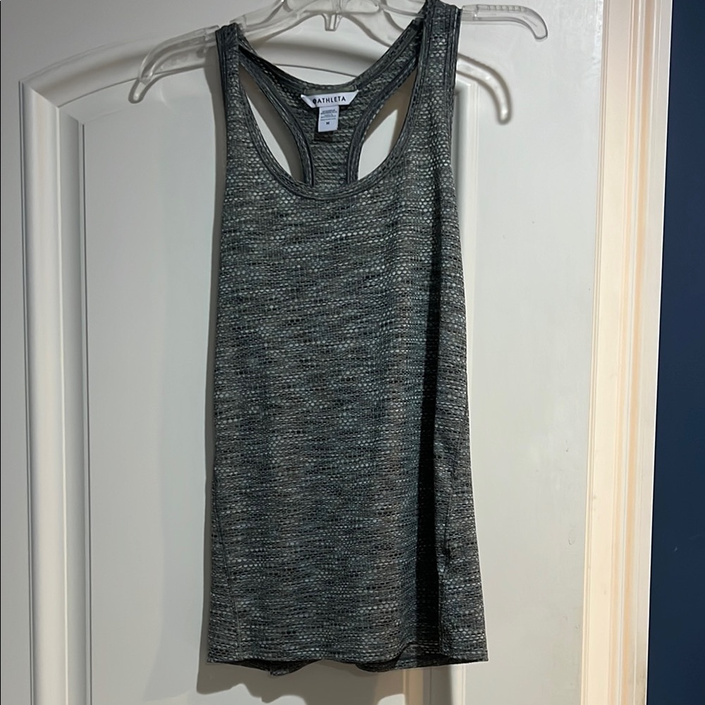 Athleta Gray/Green Tank Top